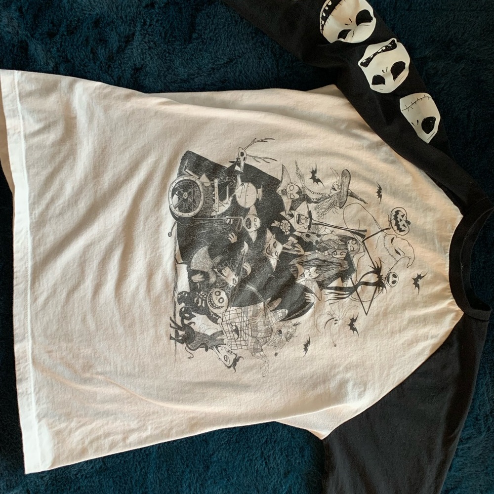 Disneys Night Before Christmas Baseball Tee